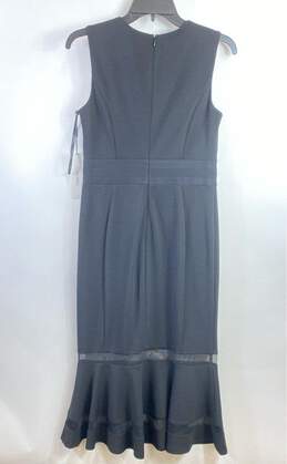 Calvin Klein Black Tiered Maxi Sheath Dress - Size 4 alternative image