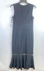 Calvin Klein Black Tiered Maxi Sheath Dress - Size 4 image number 2