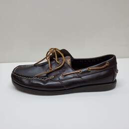 Timberland Deck Boat Shoes Mens 12 Brown Leather Lace EarthKeepers 2-Eye 5230R