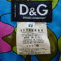 D&G Khaki Single Button Multicolor Lined Blazer image number 5