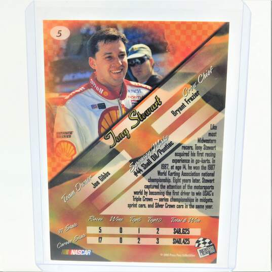 1998 Tony Stewart Press Pass Premium Rookie NASCAR image number 3