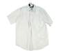 Mens White Wrinkle Free Short Sleeve Button Up Shirt Size 17 1/2 image number 1