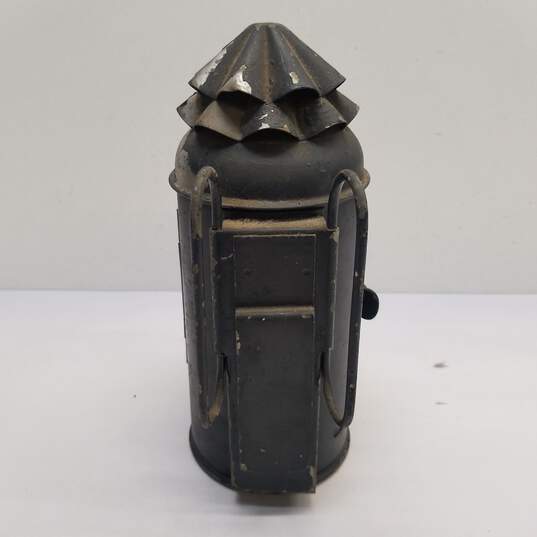 Vintage Boat Signal Lantern Lamp Nautical 8.5in Oil Wick Kerosene Fuel Pot image number 8