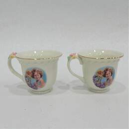 Danbury Mint Shirley Temple Teacup Set of Four with Saucers IOB alternative image