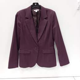 Pendleton Women's Eggplant Wool Blend Suit Jacket Size 10