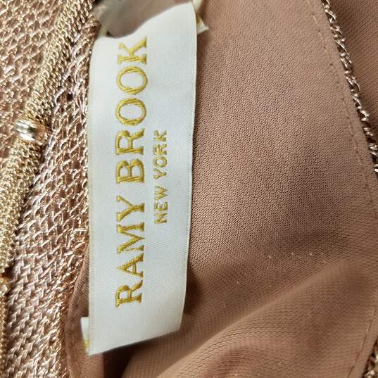 Ramy Brook Women Bronze Mini Dress XS NWT image number 3