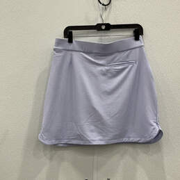 NWT Womens Blue Pockets Flat Front Curved Hem Golf Athletic Skort Size L alternative image