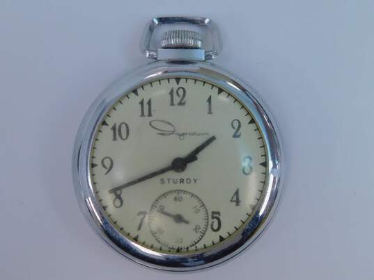 VNTG Mid Century Ingraham Biltmore Manual Pocket Watch image number 1