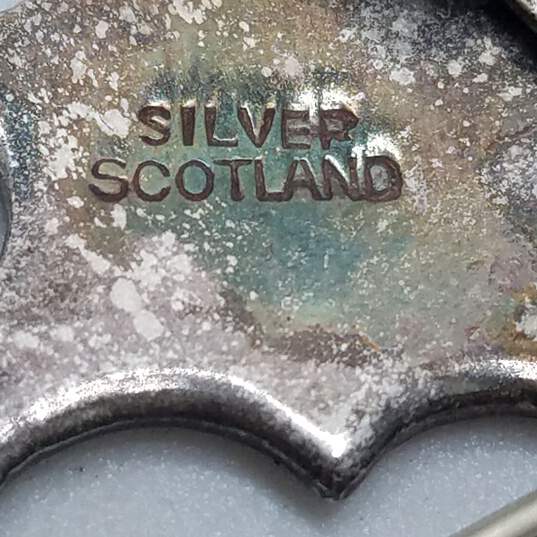 Scotland 925 Silver Lucken Booth 1.5" Brooch Bundle 2pcs. 14.5g image number 4