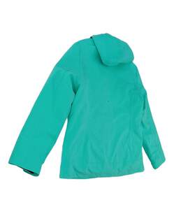 Womens Blue Long Sleeve Full Zip Windbreaker Jacket Size Medium alternative image