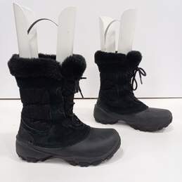 Women's Black Snow Boots Size 6