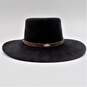 Australian Outback Collection Black 5X Felt Mesa Western Hat Sz 6 3/4 image number 2
