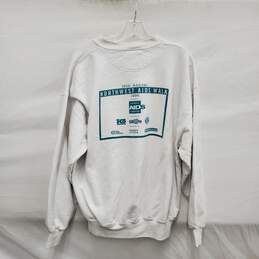 VTG Jerzees 10th Annual 1996 Northwest Aids Walk Cotton White Sweatshirt Size XL alternative image