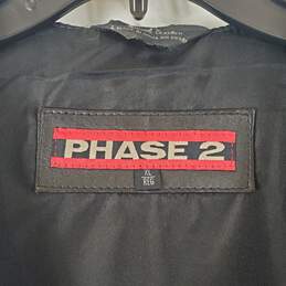 Phase 2 Men's Black Leather Vest SZ XL Regular alternative image
