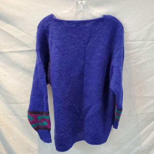 Vintage Cambridge Spirit Wool Blend Long Sleeve Pullover Sweater Size L image number 2