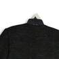 Nine West Womens Black Tweed Sequin Long Sleeve Open Front Blazer Size 16W image number 4