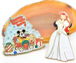 Disney Mickey Minnie Mouse Ariel & 2000 Variety Theme Enamel Trading Pins 87.2g alternative image