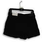 NWT Womens Black Pleated Slash Pocket Mom Shorts Size 6 image number 2