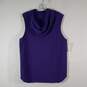 NWT Mens Zipper Pockets Sleeveless Activewear Pullover Hoodie Size Small image number 2