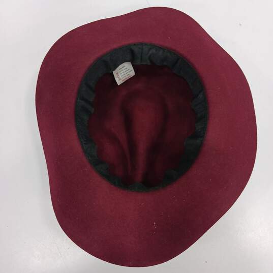 Burgundy/Maroon/Red Wool Hat image number 4