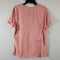 Superdry Women Pink Striped Graphic Tee Sz 12 image number 2