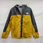 The North Face Boys Antora Dry-Vent Mustard Yellow & Black Rain Jacket Size XL image number 1