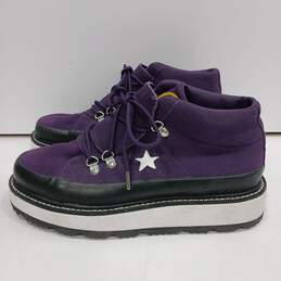 Converse Women's Purple Mid Boot Size 7.5