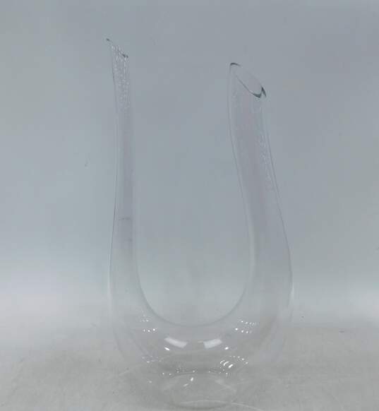 Veritas Crystal Clear Glass U-Shape Design Wine Decanter image number 1