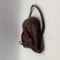 Harbour Womens Brown Leather Adjustable Strap Outer Pocket Zipper Crossbody Bag image number 4