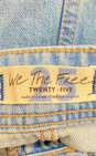 Free People Women Blue High Rise Wide Leg Jeans Sz 25 image number 3