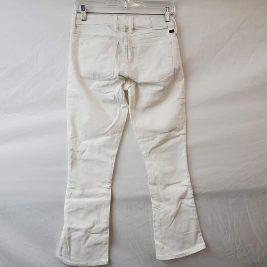 Lucky Brand White Cotton Sofia Boot Women's 2/26R Jeans image number 2