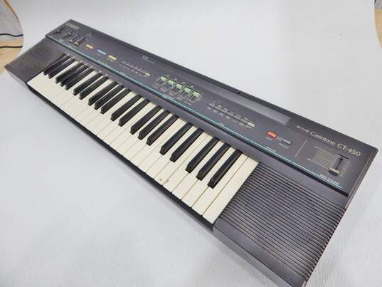VNTG Casio Brand Casiotone CT-450 Model Electronic Keyboard w/ Casio Power Adapter image number 3