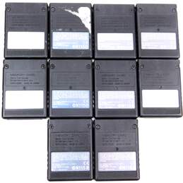 10 ct PS2 Memory Cards alternative image