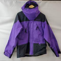 Marmot Purple/Black Hooded Full Zip Jacket M