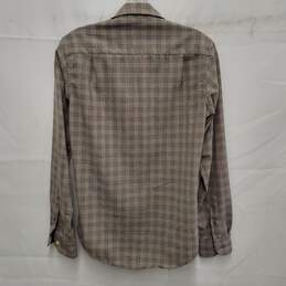 Pendleton Jasper MN's Light Gray & Beige Plaid Long Sleeve Shirt Size XS alternative image