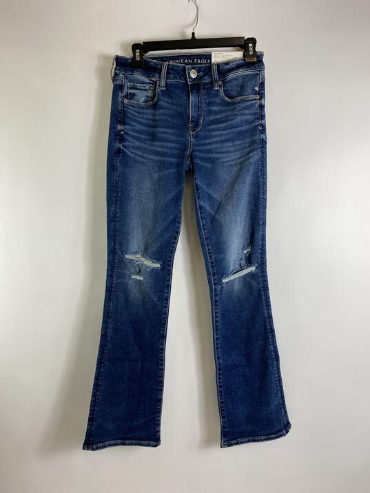 American Eagle Women Blue Jeans 4 NWT image number 1