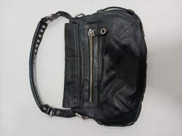 Women's Black Leather Purse Bag alternative image