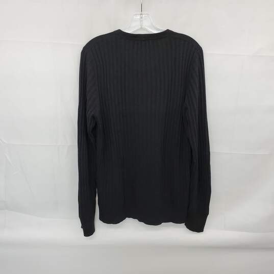 Burberry Brit Dark Gray Cashmere Blend Sweater MN Size M image number 2