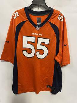 Nike NFL Orange Denver Broncos #55 Chubb Jersey XXXL