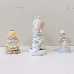 Precious Moments Figurines & Snow Globes Assorted 3pc Lot alternative image