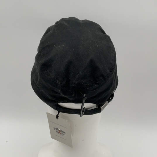 NWT Womens Black Adjustable Snapback Classic Baseball Cap One Size image number 5