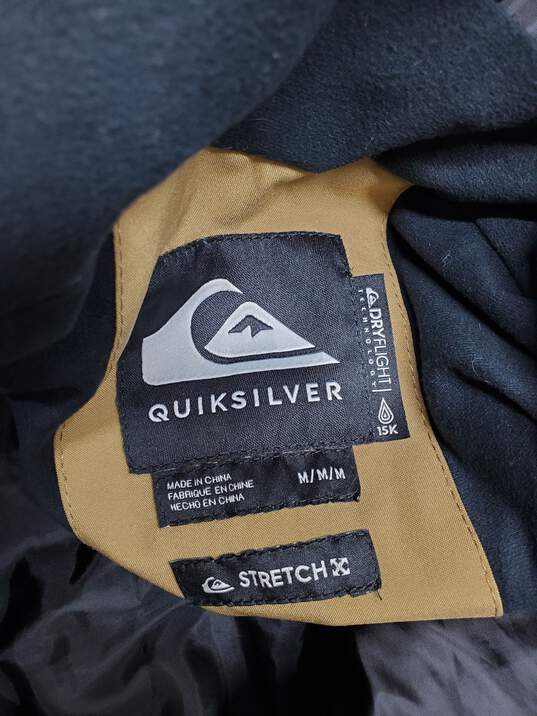 Quicksilver Utility Snow Bib Stretch Pants Men's Size M image number 2