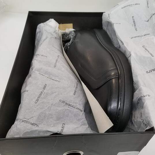 Karl Lagerfeld PARIS Men's Black Leather Slip on Loafer US Size 13 NIB image number 6