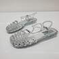 Jeffrey Campbell Play Women's Clear Jelly Sandals Size 6 image number 2