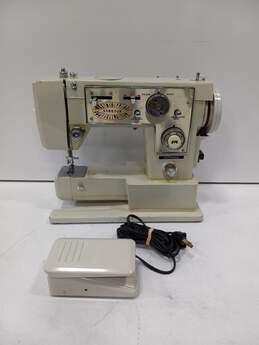 Vintage J. C. Penney Stretch Sewing Machine In Case alternative image