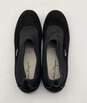 Salvatore Ferragamo Women's Size 7.5 Black Suede Stretch Microfiber Slip On Flats Shoes image number 5