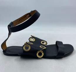 Authentic Chloé Grommet Black Strappy Sandal W 10