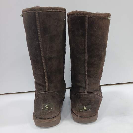 Bearpaw Emma Shearling Boots Women's Size 10 image number 4