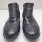 Ecco Women's Black Leather Zipper Ankle Boots Size 40 image number 2
