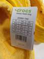 Unisex Yellow Crocs Shoes Size 5/7 New With Tag image number 3